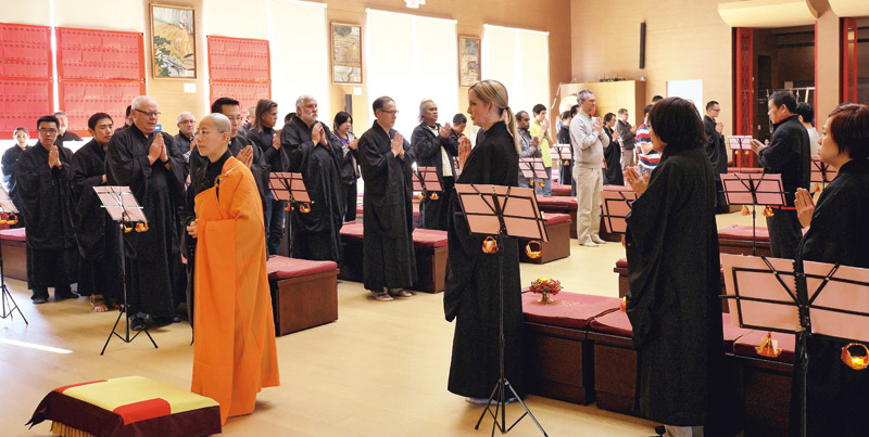 美国佛心寺新年金刚经祈福法会